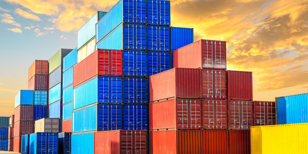 Industrial Container yard for Logistic Import Export business